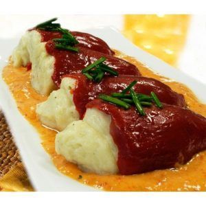 PIMIENTOS DEL PIQUILLO RELLENOS DE BACALAO