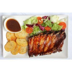 COSTILLAR EN SALSA BARBACOA