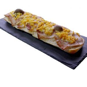 TOSTA BACON Y CHAMPIÑON