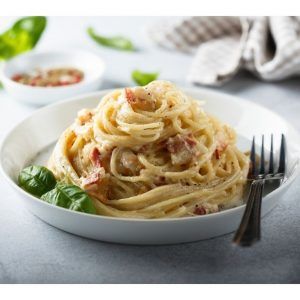 TALLARINES EN SALSA CARBONARA DE 350 GRS