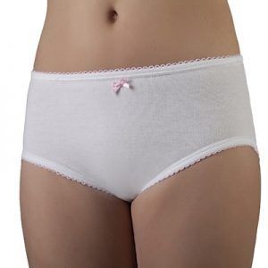 BRAGUITA NIÑA RIBETE ROSA ALGODÓN
